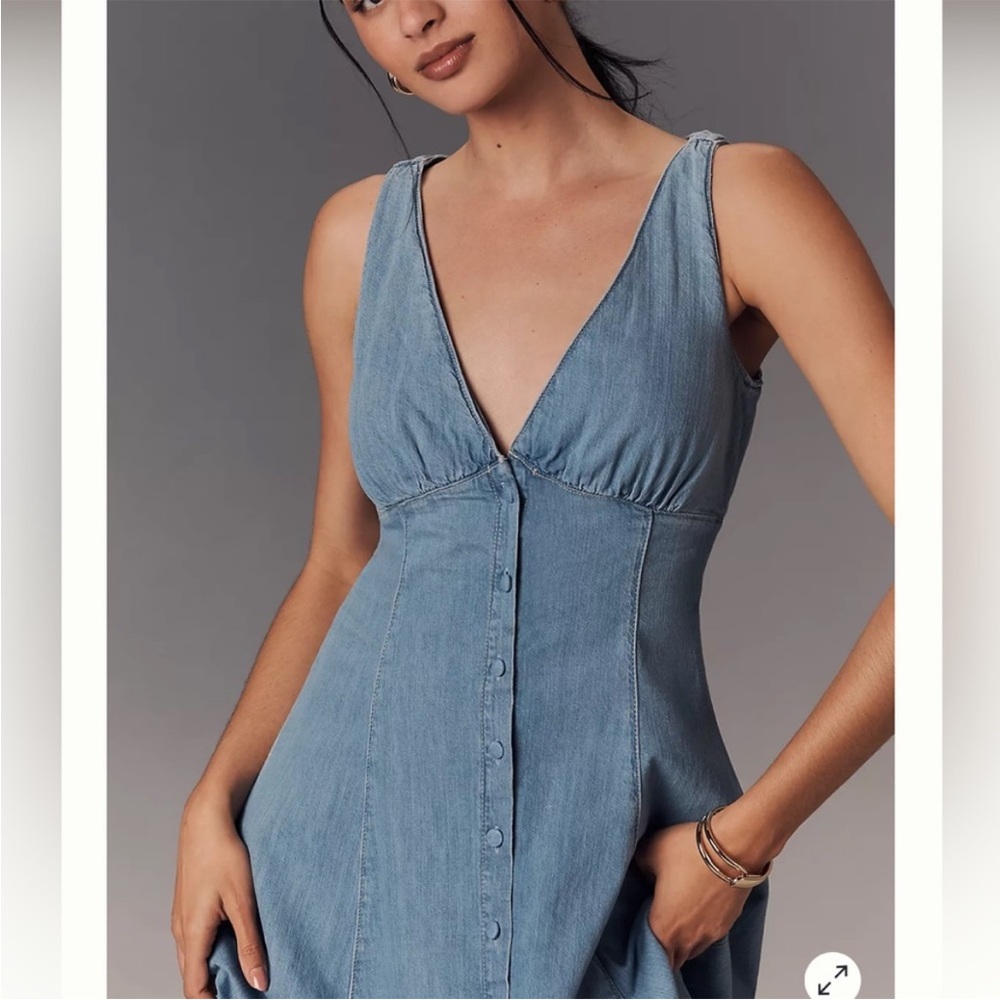 New Reformation Sebastian Midi Dress - Picture 3 of 6